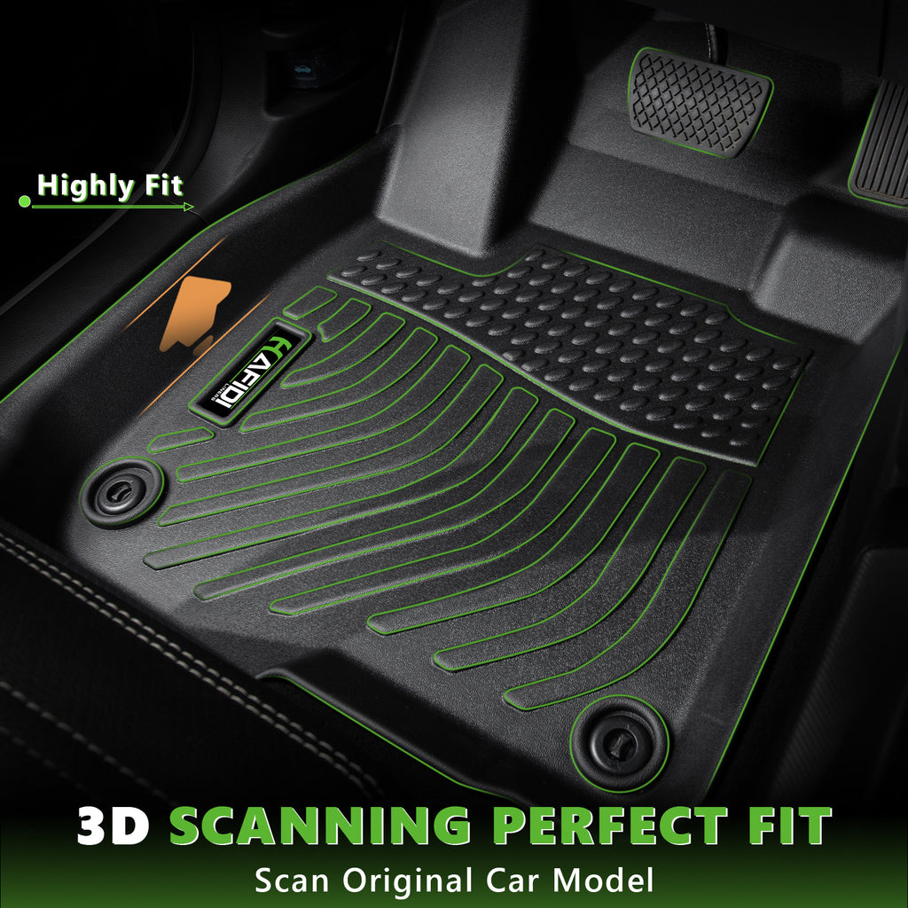 Fit for 2011-2021 Dodge Grand Caravan Three Rows Car Mats