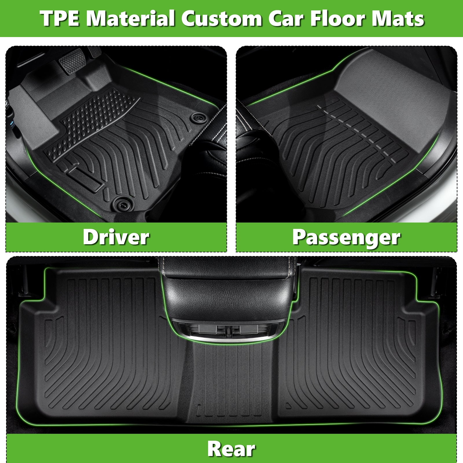 Fit for 2017-2022 Kia Sportage Car Floor Mats Full Set