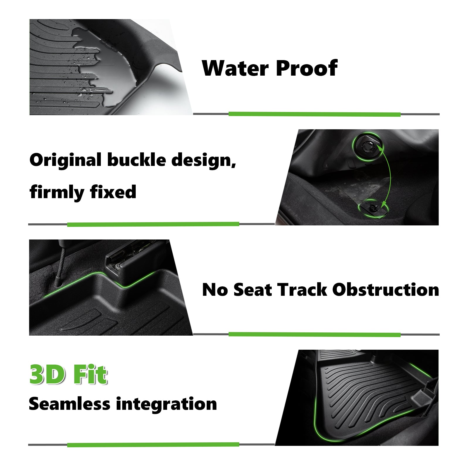 Fit for 2018-2024 Buick Enclave Car Floor Mats