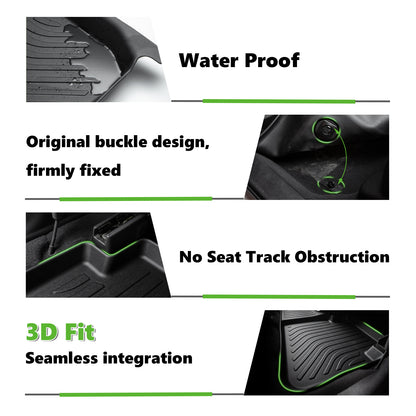 Fit for 2020-2024 Nissan Versa Floor Mats + Trunk Mat