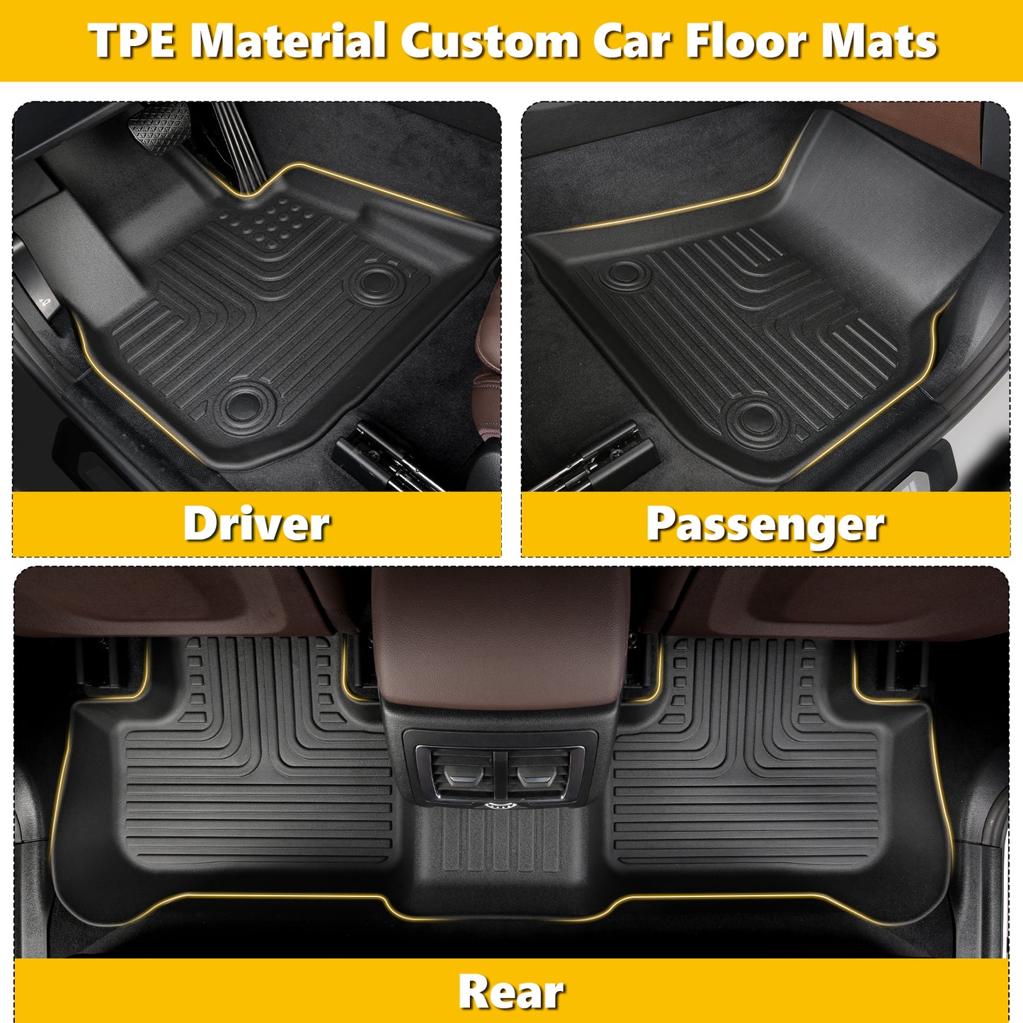 Fit for 2010-2015 Lexus RX Floor Mats