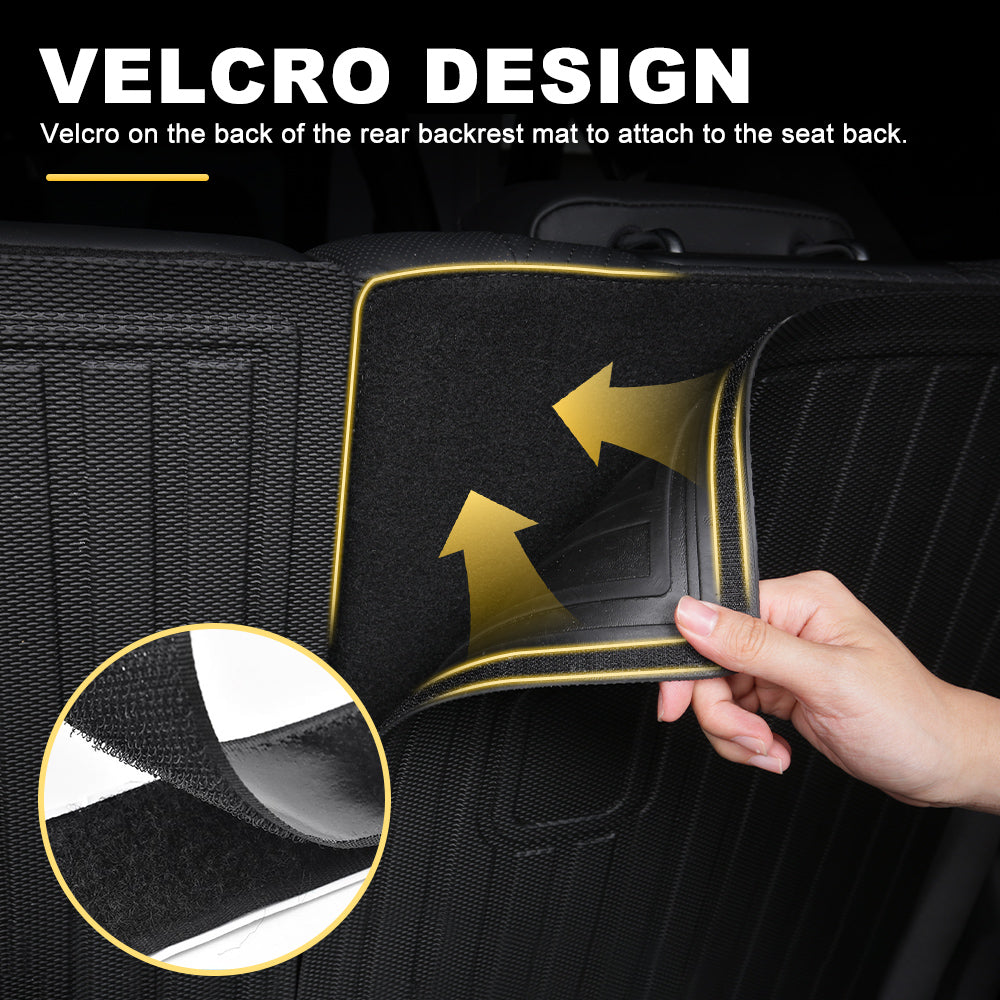 Fit for 2015-2020 Chevrolet Suburban & Yukon XL Three Rows Custom Pattern Floor Mats / Cargo / Seatback Mat Full Set