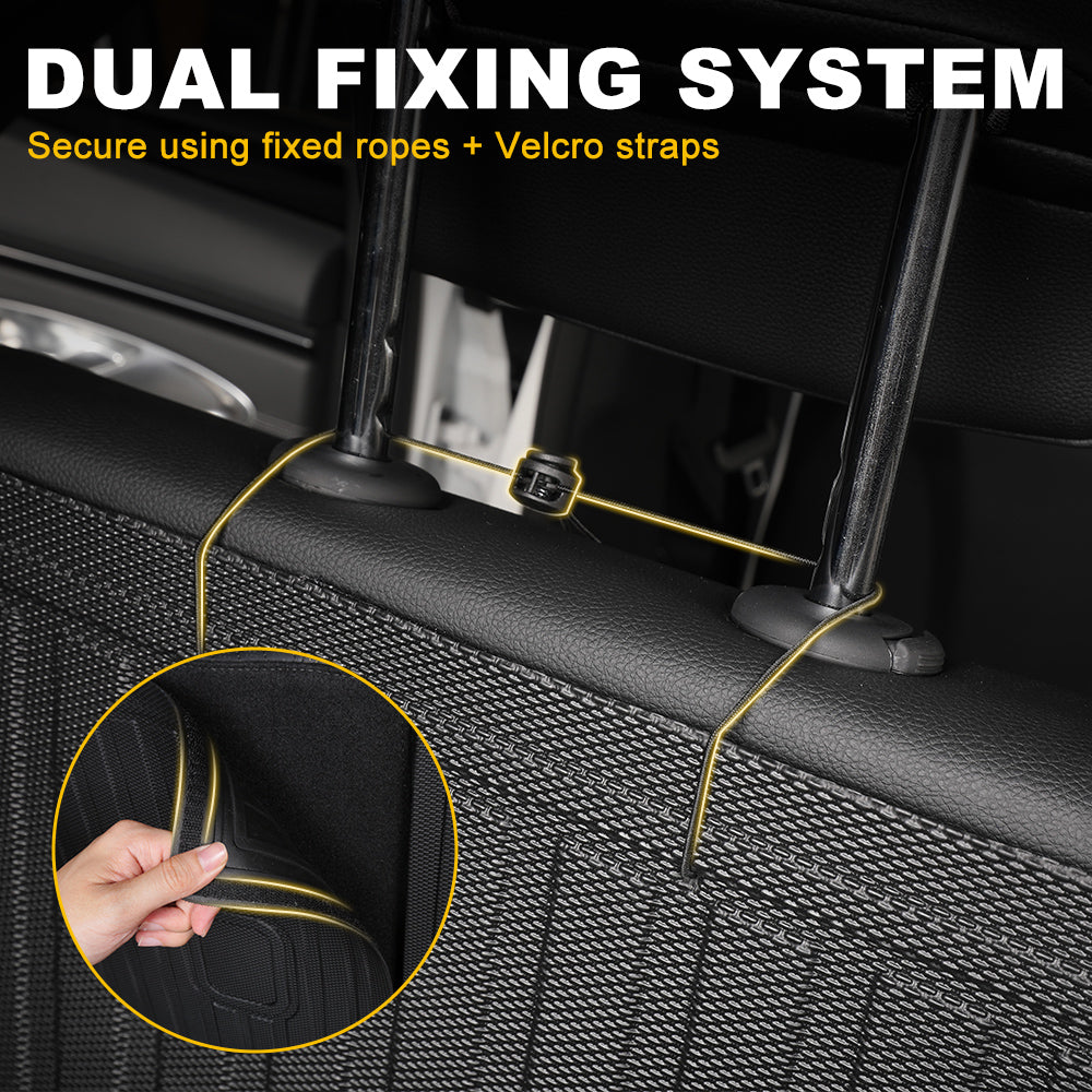 Fit for 2015-2020 Chevrolet Suburban & Yukon XL Three Rows Custom Pattern Floor Mats / Cargo / Seatback Mat Full Set