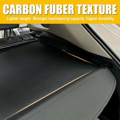 Cargo Cover for 2013-2018 Ford Escape Accessories,Carbon Fiber Texture Retractable Trunk Cover Privacy Screen Luggage Security Shield Shade
