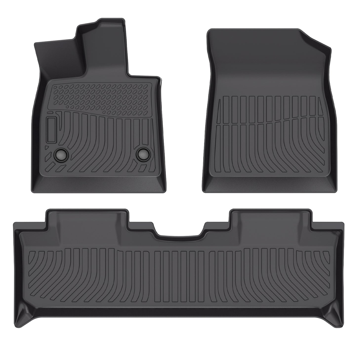 Fit for 2020-2024 BYD Song Plus Floor Mats All-Weather Waterproof TPE Car Mats