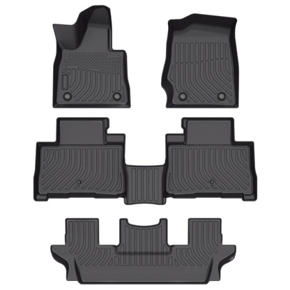Fit for 2020-2024 Lincoln Aviator 6 Seats Three Rows Floor Mats