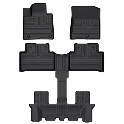 Fit for 2021-2023 Kia Sorento Customized Pattern Three Rows Floor Mats / Trunk Mat