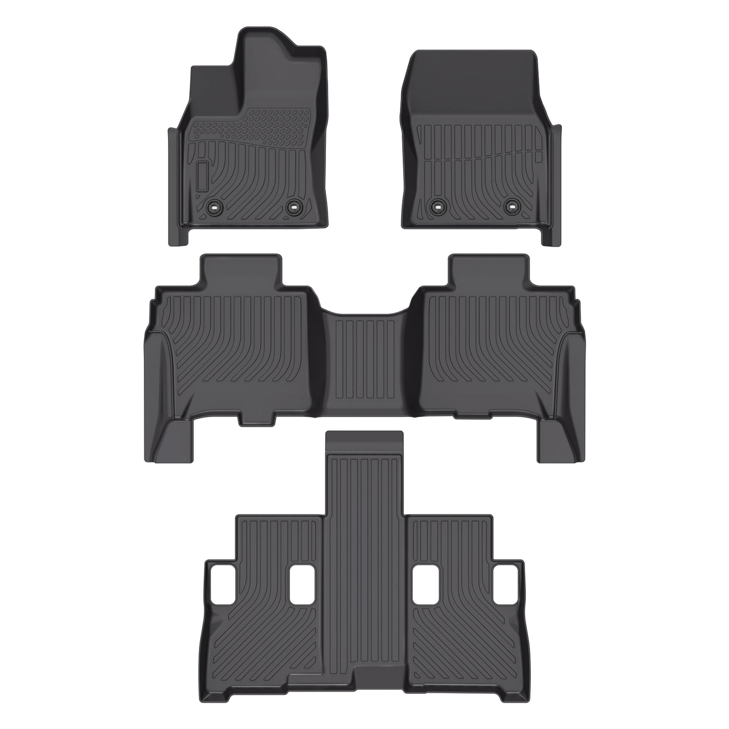 Fit for 2023-2024 Toyota Sequoia Three Rows Car Floor Liners
