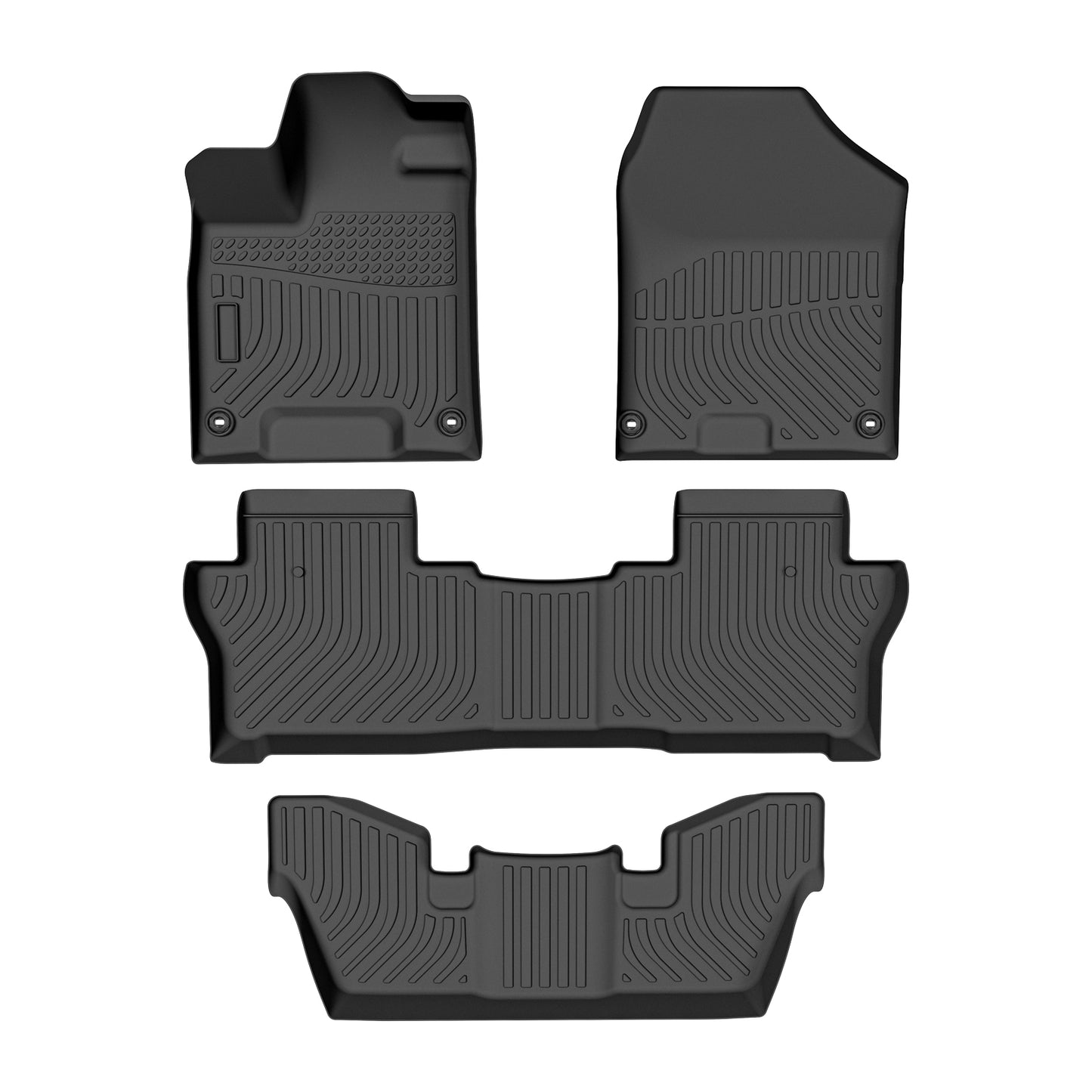 Fit for 2016-2022 Honda Pilot 7 Passenger Car Mats