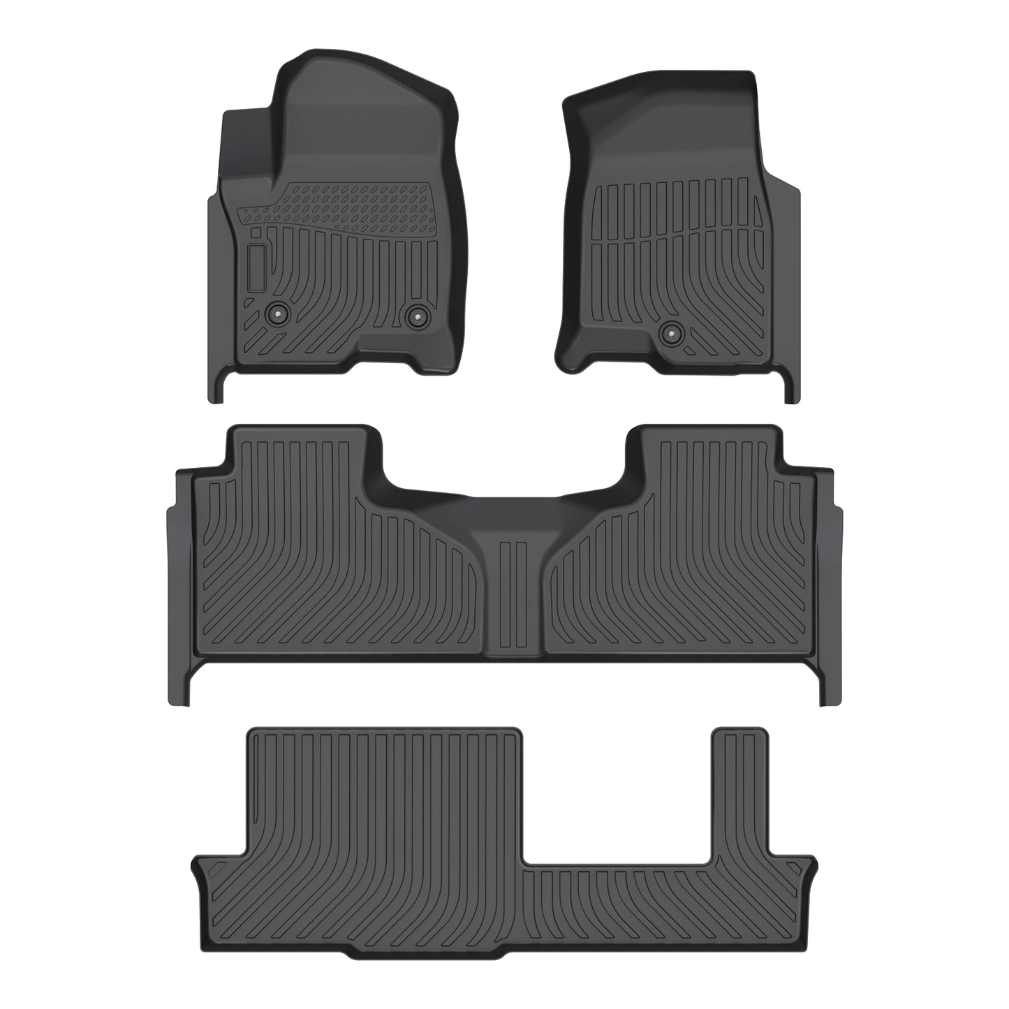 Fit for 2021-2024 Chevrolet Tahoe & Yukon 8 Seat Bench Seating Car Mats