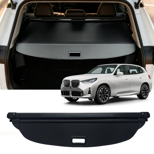 Cargo Cover for 2025 BMW X3,Rear Trunk Cargo Luggage Security Shade Cover Shield Interior Accessories Waterproof Custom Fit All Weather