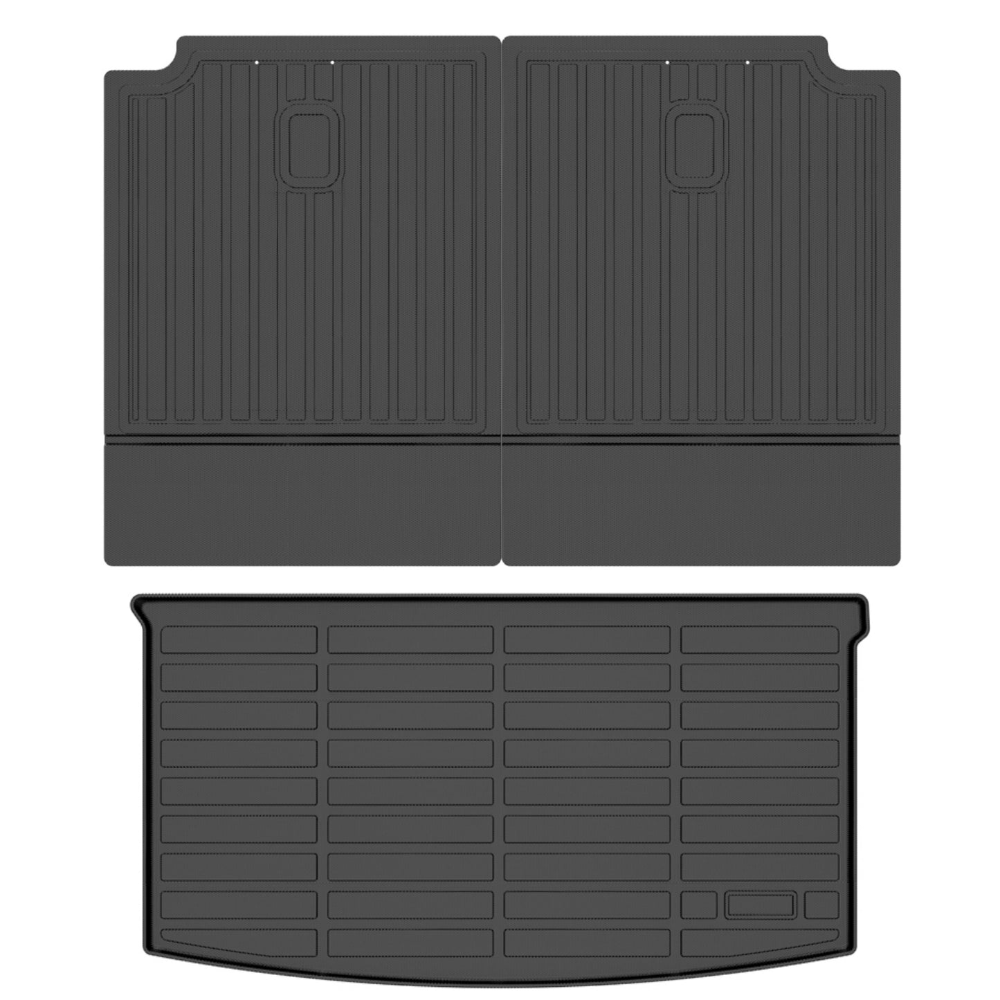 Fit for 2018-2025 Volkswagen Atlas Rear Backrest Mats+Trunk Mat