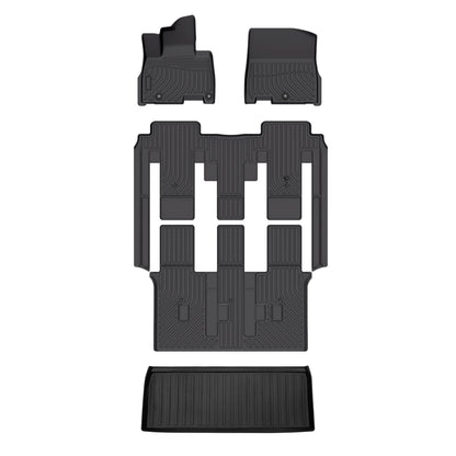 Fit for 2022-2024 Kia Carnival 8 Full Set Floor Mats All Weather Car Mats