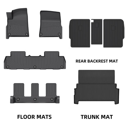 Fit for 2022-2024 Rivian R1S Floor Mats Full Set