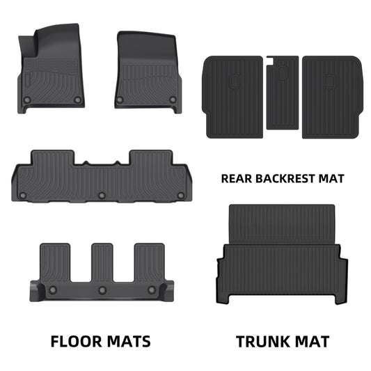 Fit for 2022-2024 Rivian R1S Floor Mats Full Set