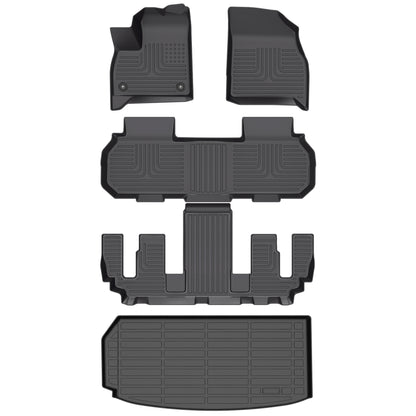 Fit for 2025 Buick Enclave Three Rows Custom Pattern Floor Mats / Cargo Mat Full Set