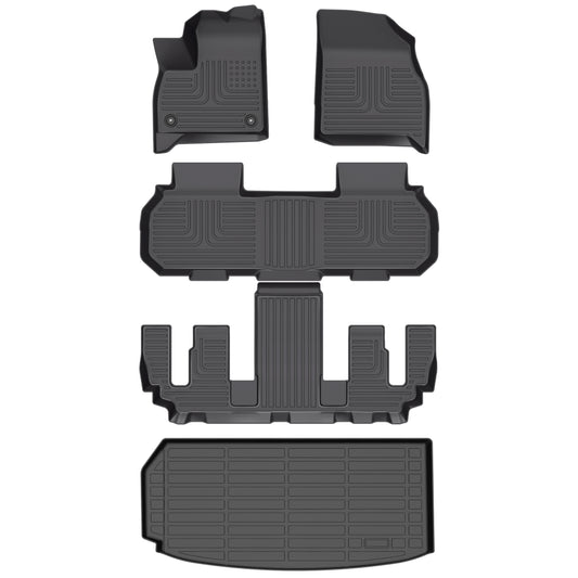 Fit for 2025 Buick Enclave Three Rows Custom Pattern Floor Mats / Cargo Mat Full Set