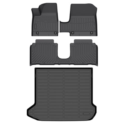 Fit for 2025 Hyundai Ioniq 5 With Sliding Console Car Mats Full Set Car Floor Mats Trunk Mat