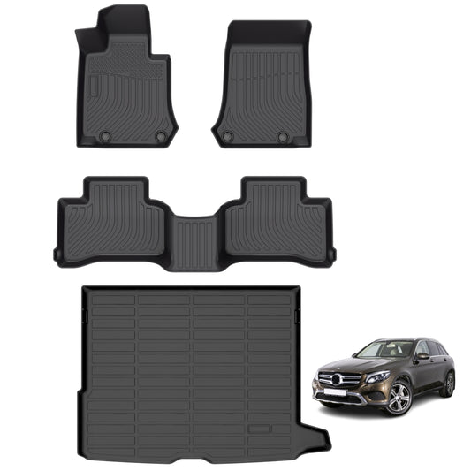 Fit for 2016-2022 Mercedes GLC Floor Mats+Trunk Mat