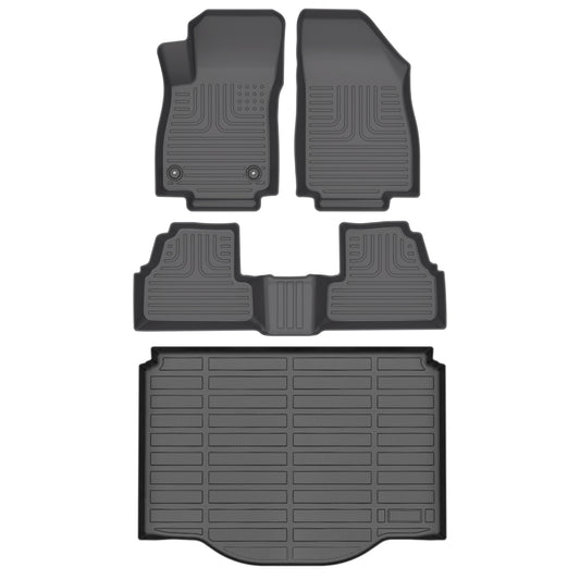 Fit for 2014-2022 Chevrolet Trax Custom Pattern Car Mats Full Set,Fit Front & 2nd Row Floor Liner Set