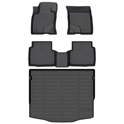 Fit for 2020-2024 Ford Escape Custom Pattern Car Mats Full Set Automotive Accessories with Raised Edges