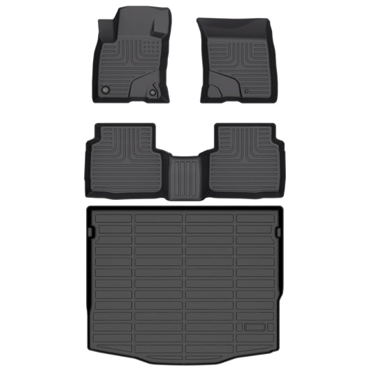 Fit for 2020-2024 Ford Escape Custom Pattern Car Mats Full Set Automotive Accessories with Raised Edges