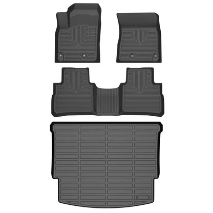 Fit for 2021-2024 Nissan Rogue All Weather Custom Pattern Car Mats Full Set