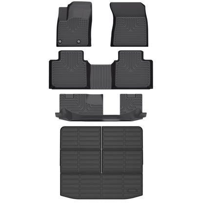 Fit for 2022-2024 Mitsubishi Outlander Three Rows Custom Pattern Floor Mats / Cargo Mat Full Set