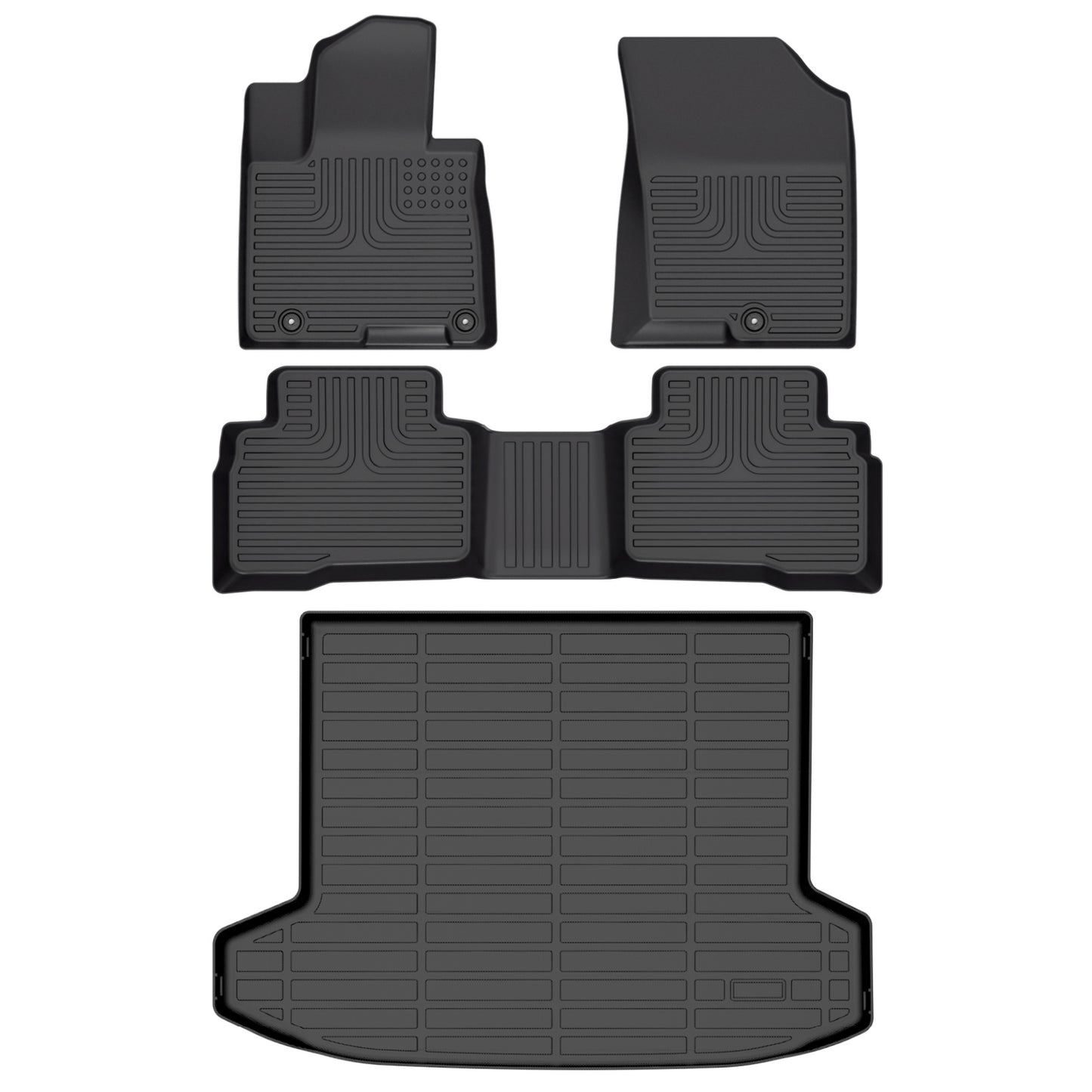 Fit For 2022-2025 Hyundai Tucson Hybrid All Weather Custom Pattern Car Mats Full Set