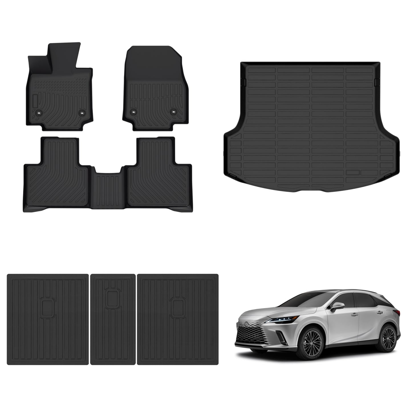 Fit for 2023 Lexus RX Floor Mats/ Cargo Mat & Seatback Mats
