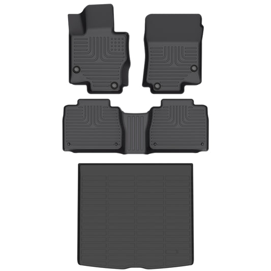Fit for 2020-2024 Mercedes Benz GLE Custom Pattern Car Mats Full Set ，Front Rear Floor Liners