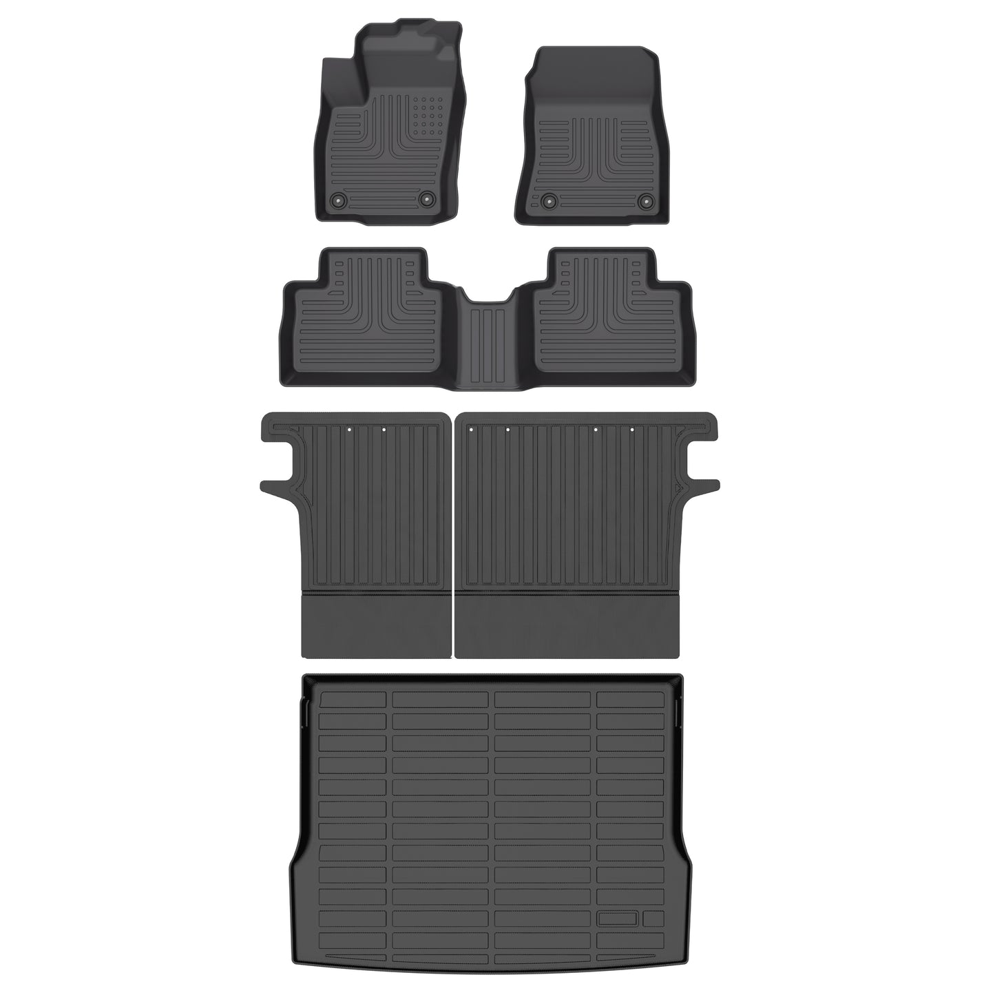Fit for 2025 Nissan Kicks Custom Pattern Floor Mats / Cargo / Seatback Mat Full Set