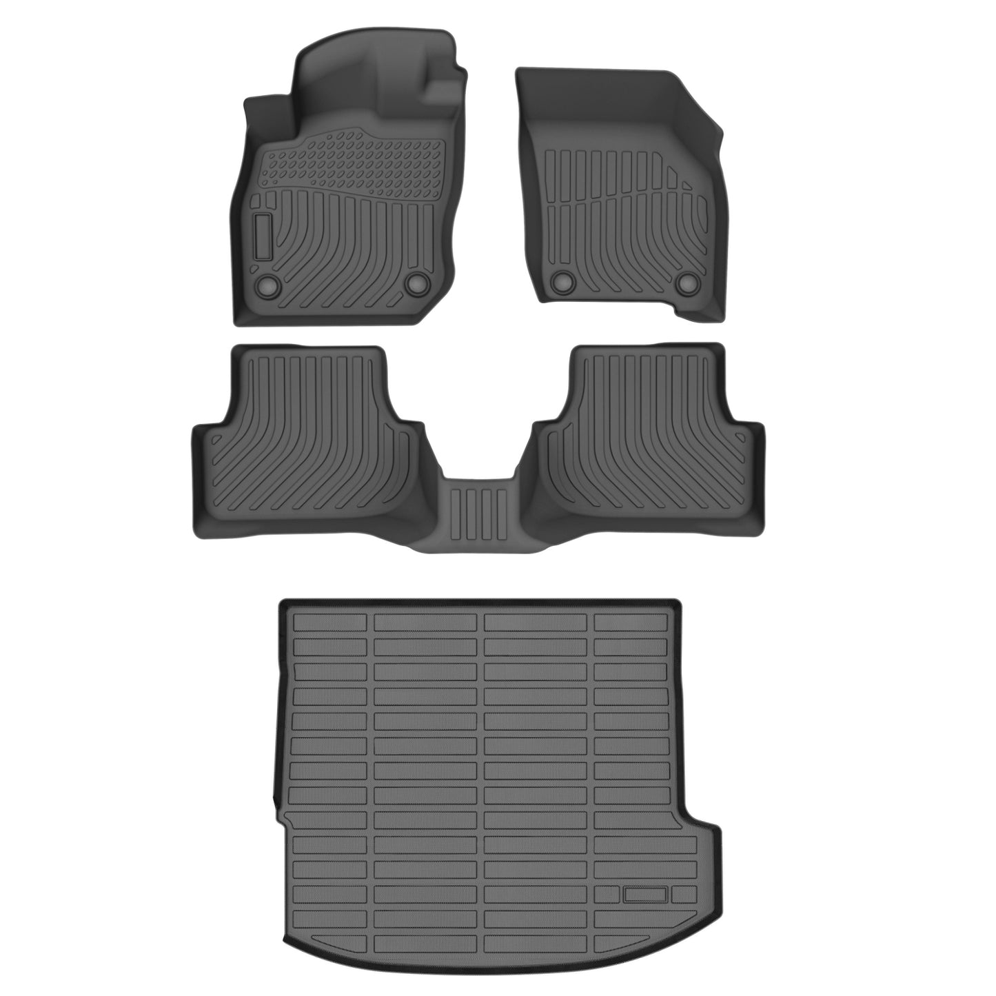 Fit for 2022-2023 Audi A3 TPE Car Floor Mats Full Set