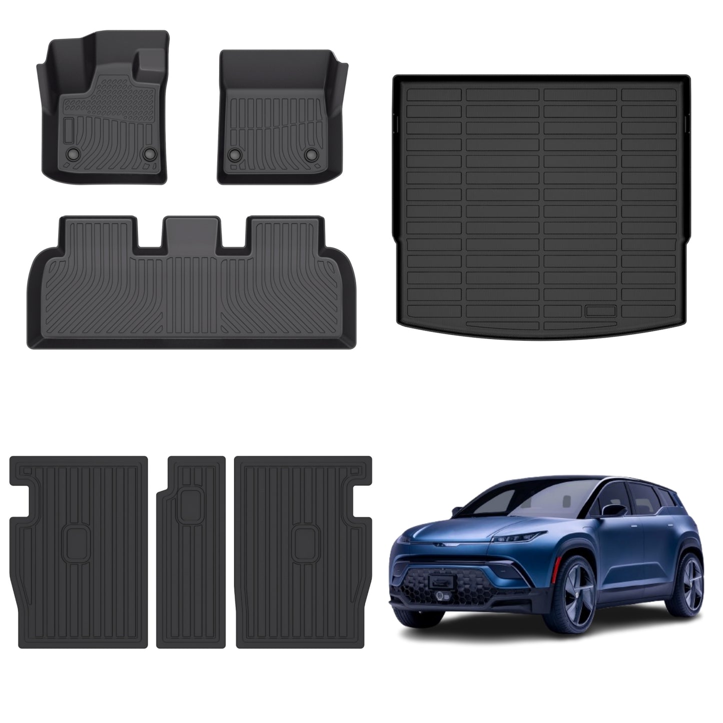 Fit for 2023-2024 Fisker Ocean Floor Mats Full Set