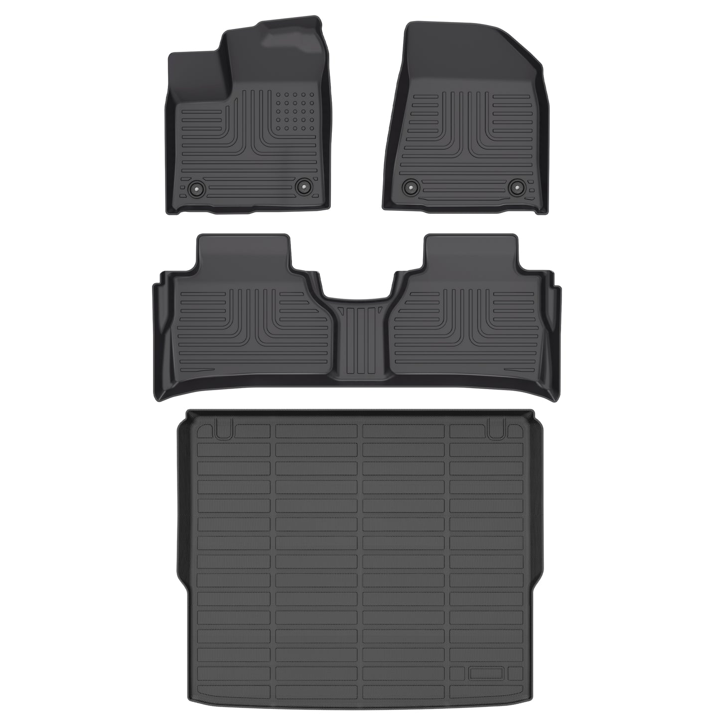 Fit for 2025 Nissan Murano Custom Pattern Car Mats Full Set Floor Liners with Cargo Mat