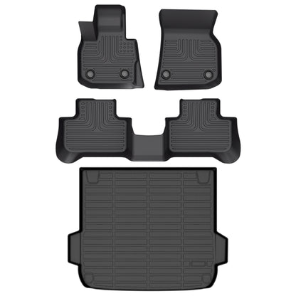 Fit for 2019-2025 BMW X4 Custom Pattern Car Mats Full Set TPE Car Mat ，Rugs fo Trunk Carpet for X4 Automotive Accessories