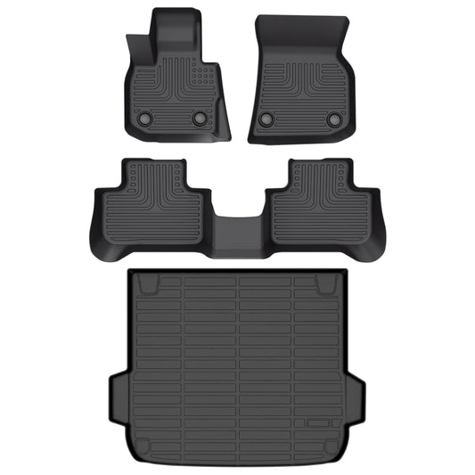 Fit for 2019-2025 BMW X4 Custom Pattern Car Mats Full Set TPE Car Mat ，Rugs fo Trunk Carpet for X4 Automotive Accessories