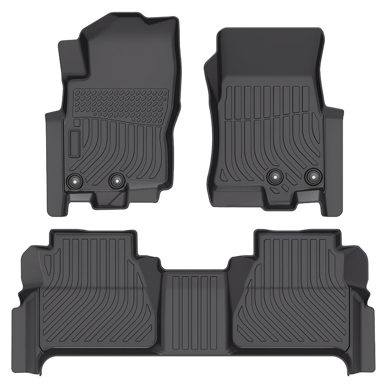 Fit for 2022-2024 Nissan Frontier Crewcab TPE Car Floor Mats