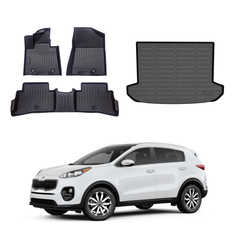 Fit for 2017-2022 Kia Sportage Car Floor Mats Full Set