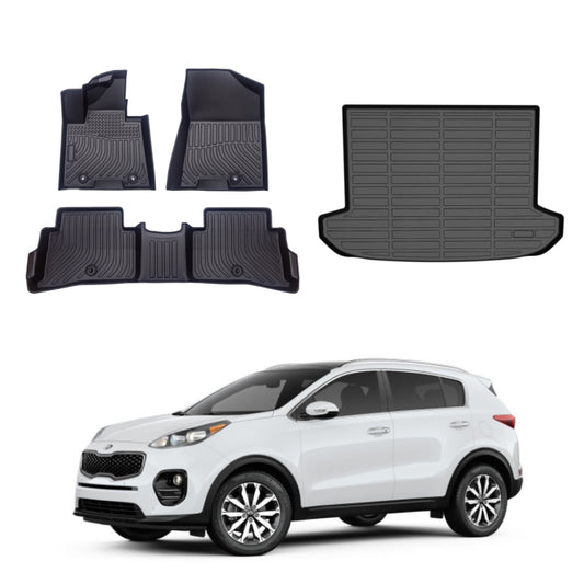 Fit for 2017-2022 Kia Sportage Car Floor Mats Full Set